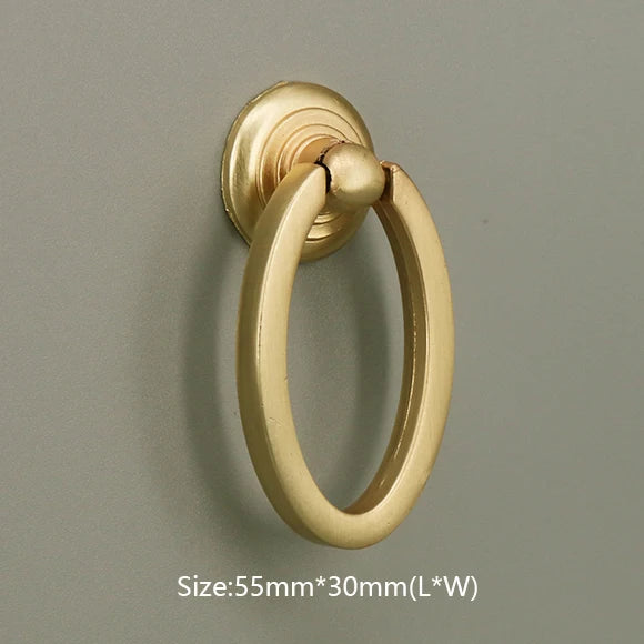 Gold Kitchen Drawer Knobs Hardware Cabinet Pulls European Furniture Cupboard Handle