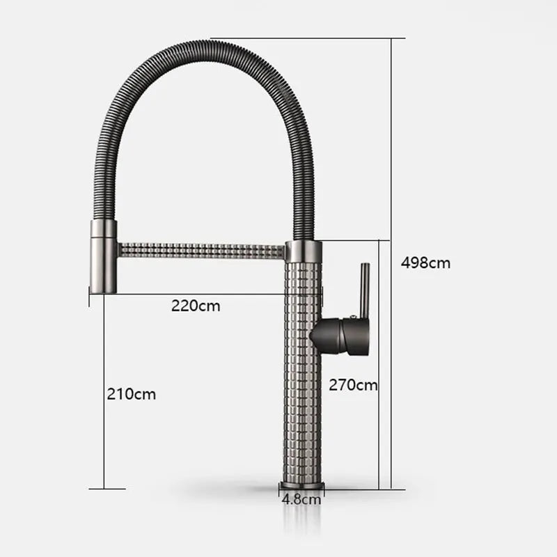 AvaMalis Pull Down Kitchen Faucet B0BG277MPC/Brushed Kitchen Faucet
