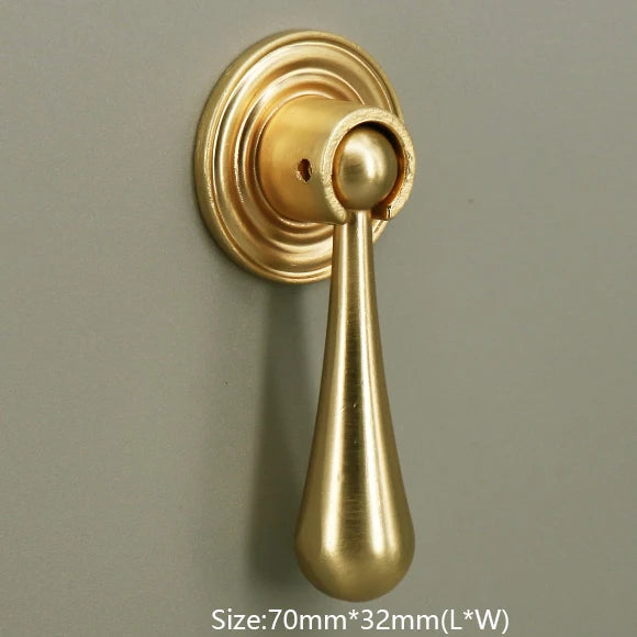 Gold Kitchen Drawer Knobs Hardware Cabinet Pulls European Furniture Cupboard Handle