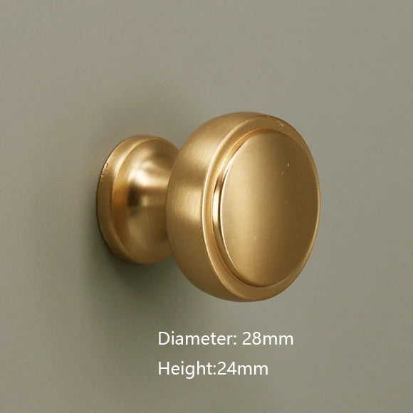 Gold Kitchen Drawer Knobs Hardware Cabinet Pulls European Furniture Cupboard Handle