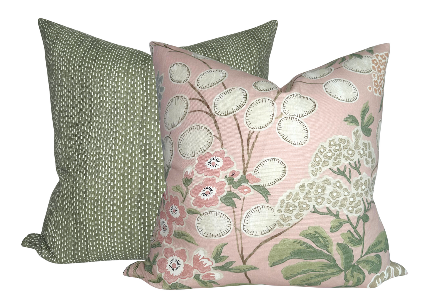 Meadow Floral Pillow Cover in Blush, Thibaut Pillows
