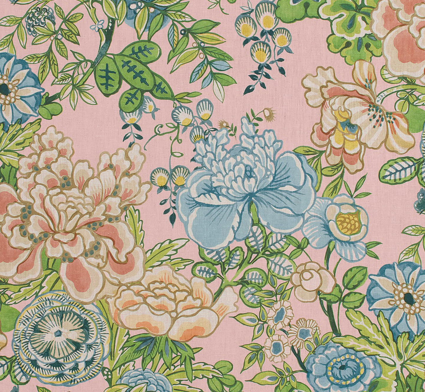 Peony Garden Floral Pillow Cover in Blush, Thibaut Pillows