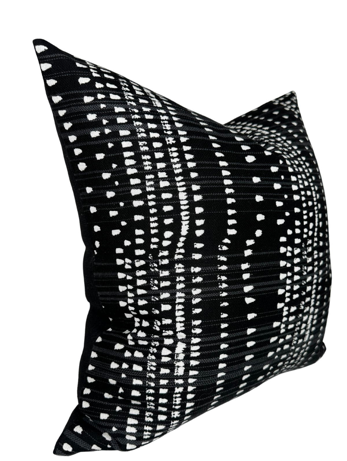 Cape Town Pillow Cover in Black, Thibaut Pillows