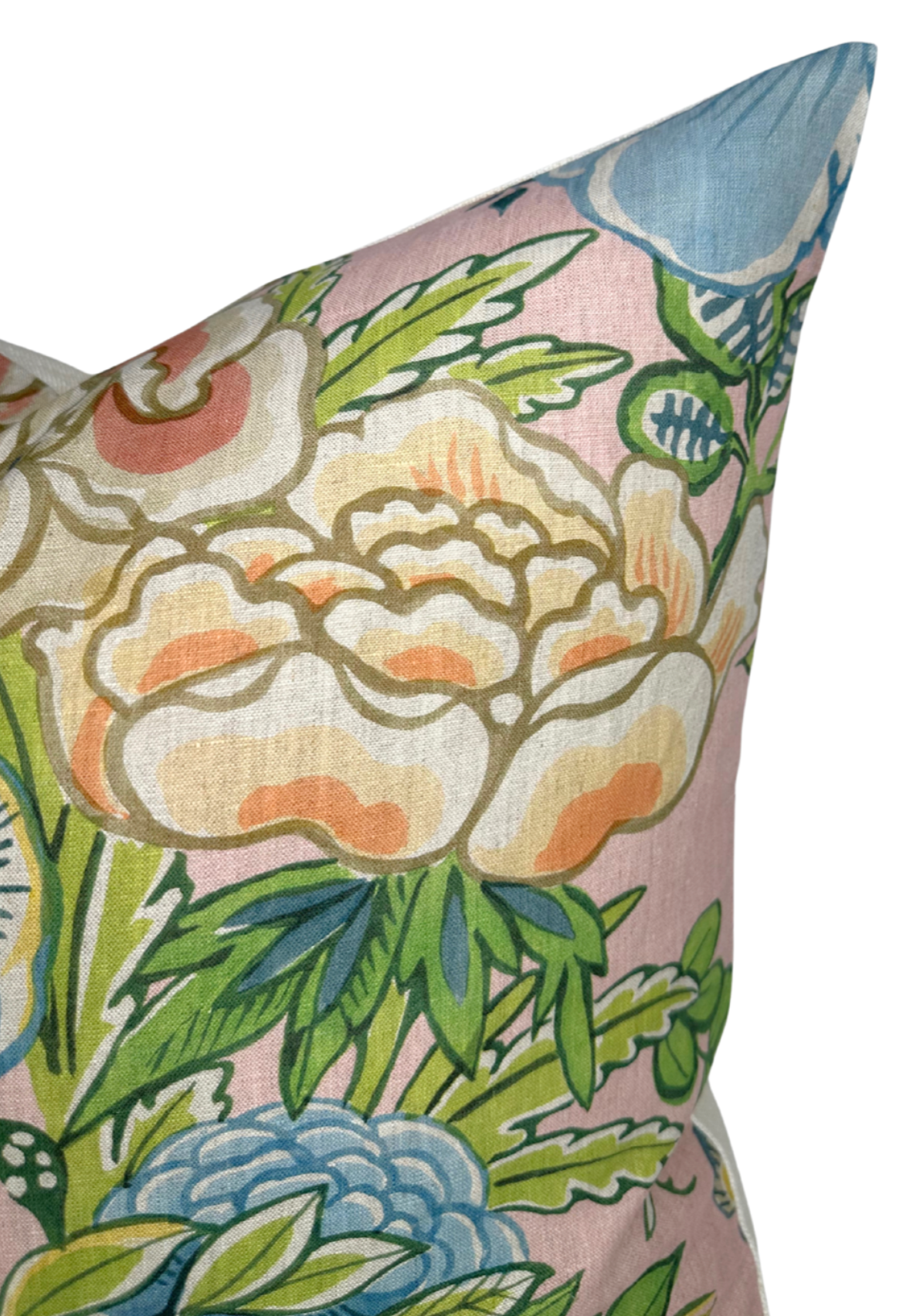 Peony Garden Floral Pillow Cover in Blush, Thibaut Pillows