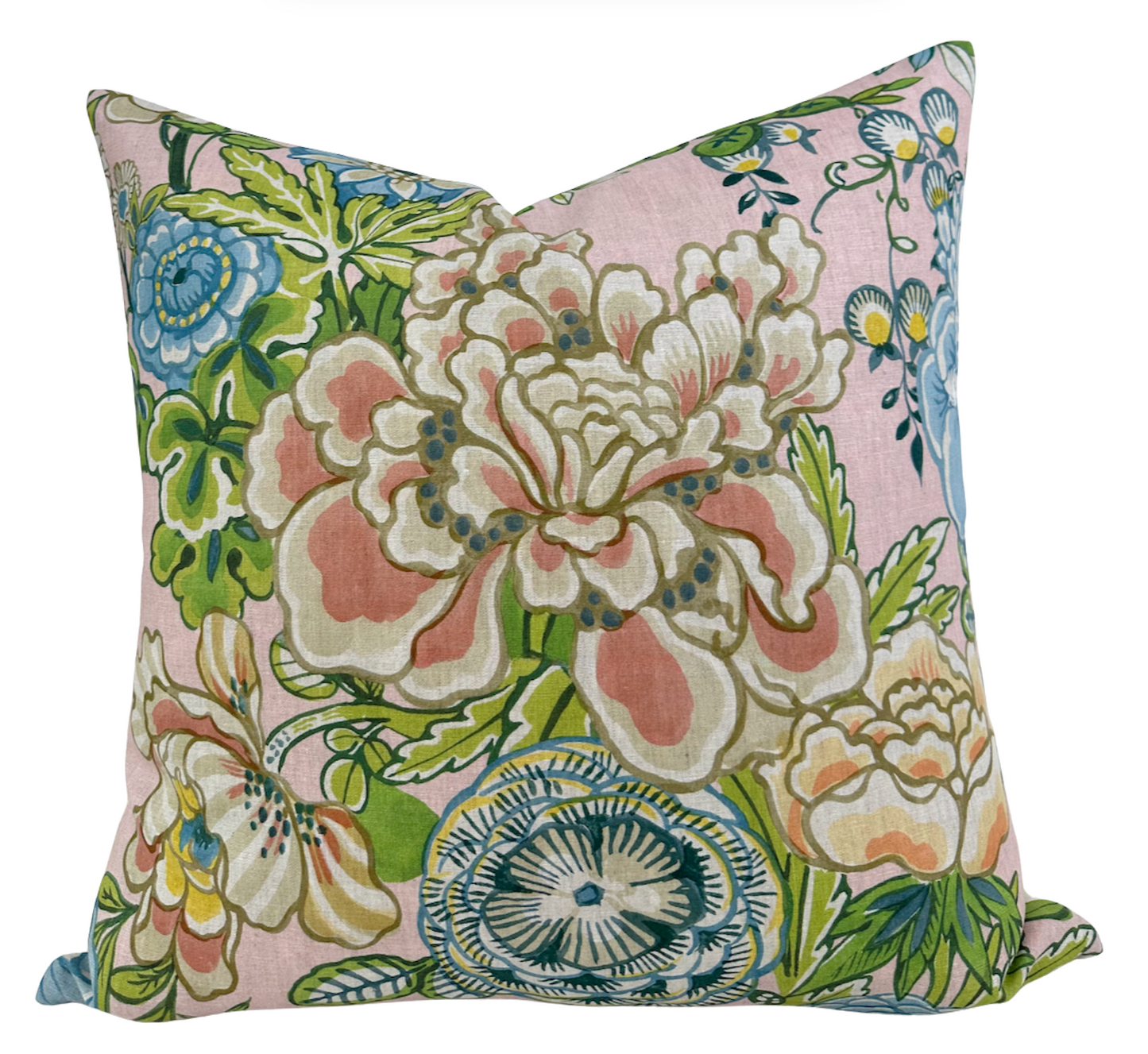 Peony Garden Floral Pillow Cover in Blush, Thibaut Pillows