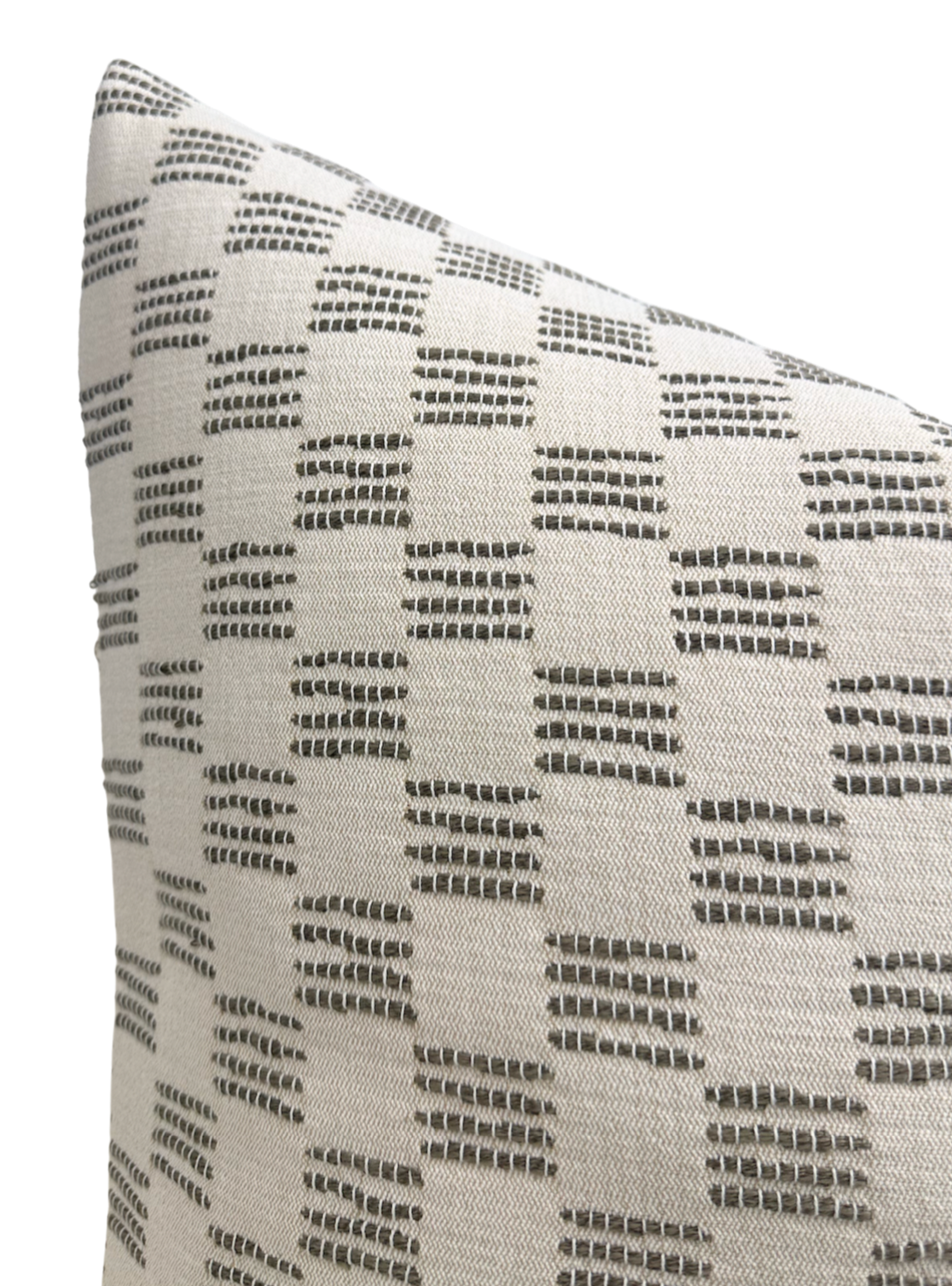 Stroll Pillow Cover in Ivory Brown, Kelly Wearstler Textiles