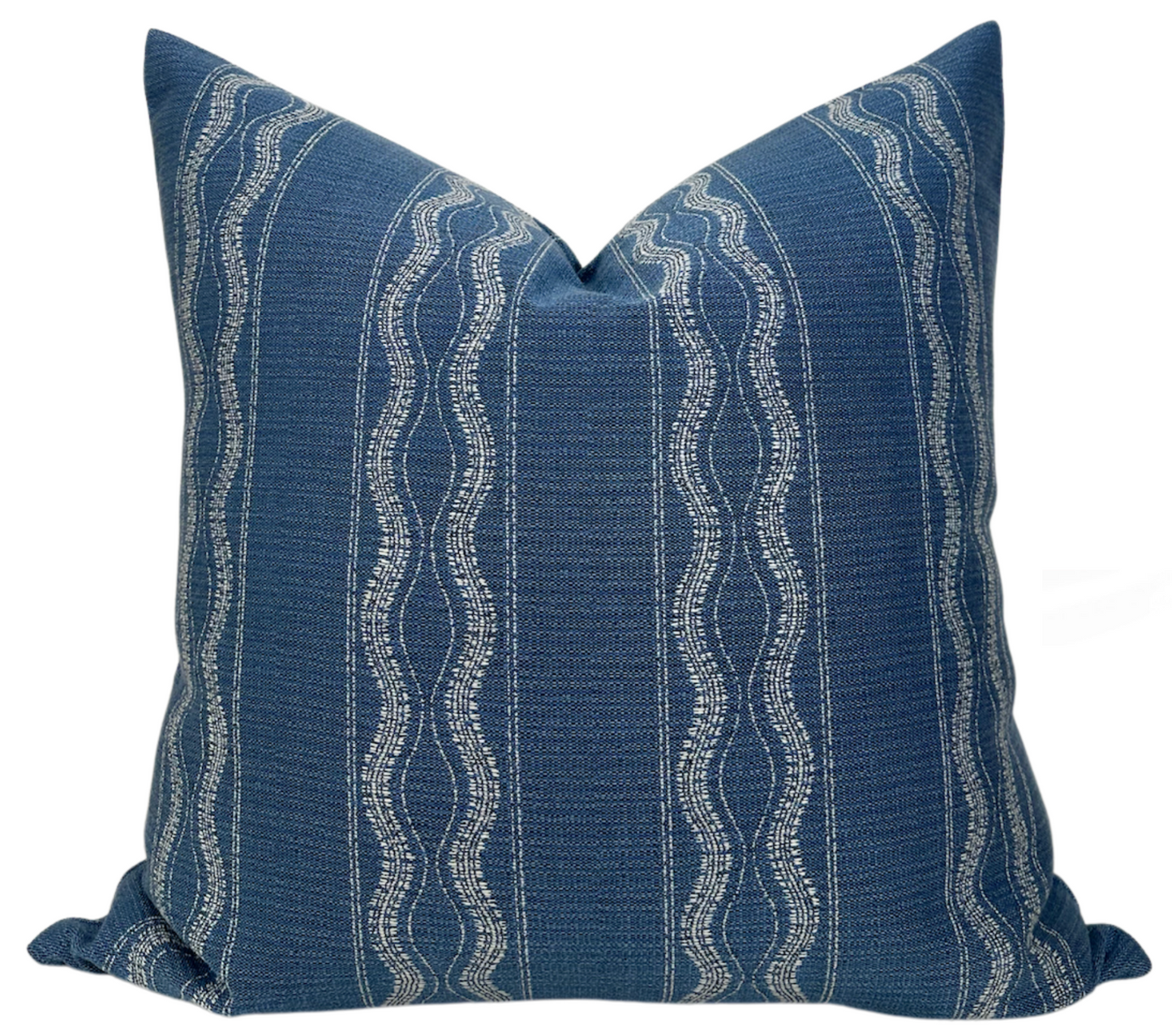 Zanzibar Outdoor Pillow Cover in Lapis Blue, Indoor/Outdoor Pillows, Peter Dunham Textiles