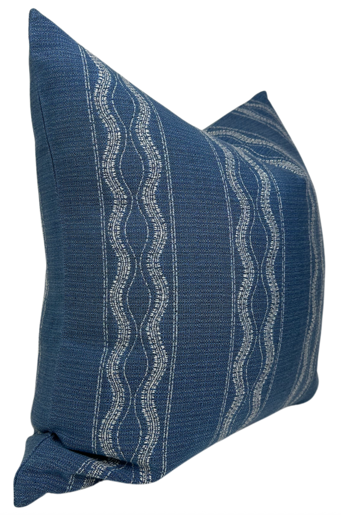 Zanzibar Outdoor Pillow Cover in Lapis Blue, Indoor/Outdoor Pillows, Peter Dunham Textiles