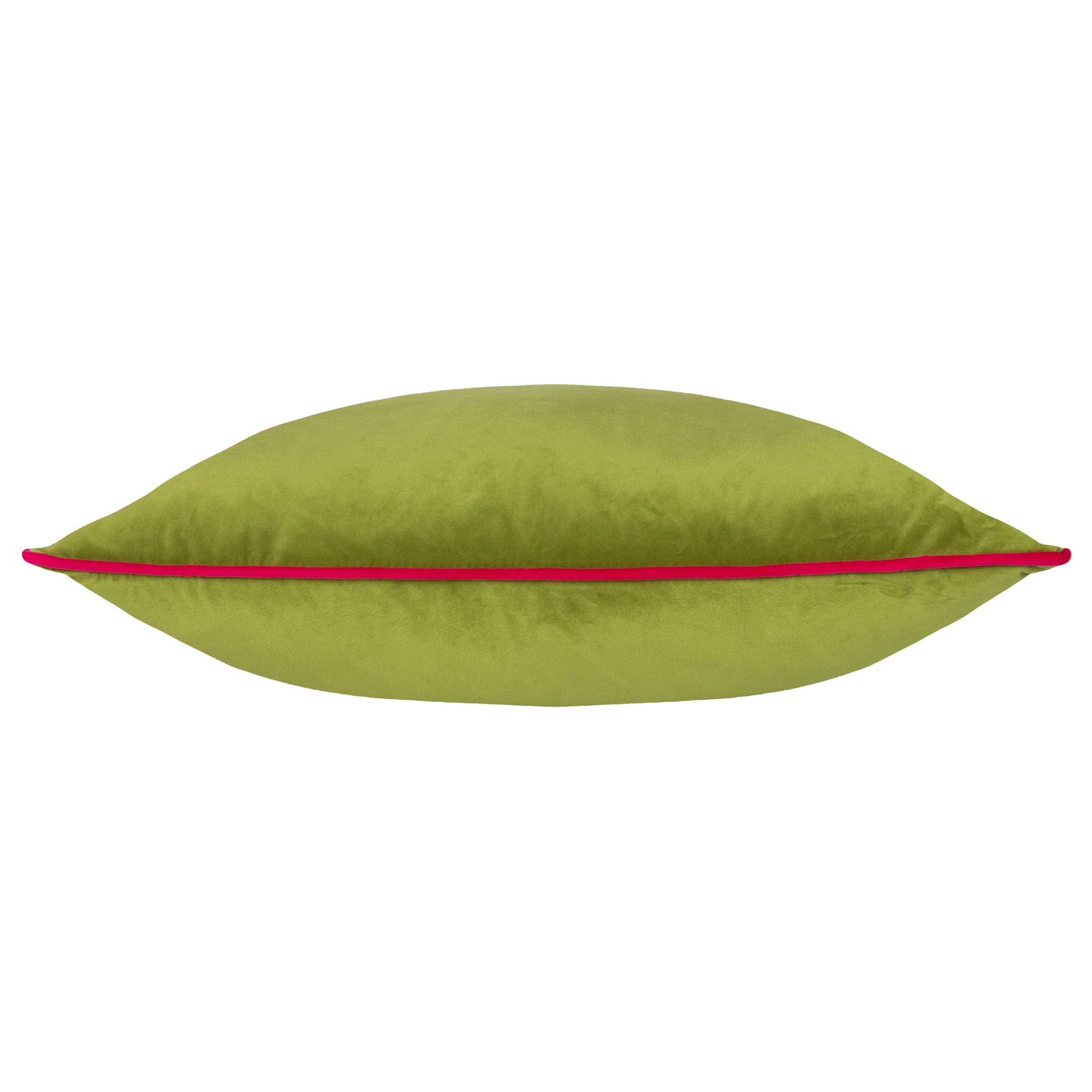 AvaMalis Meridian Velvet Cushion Lime/Hot Pink decorative throw pillow