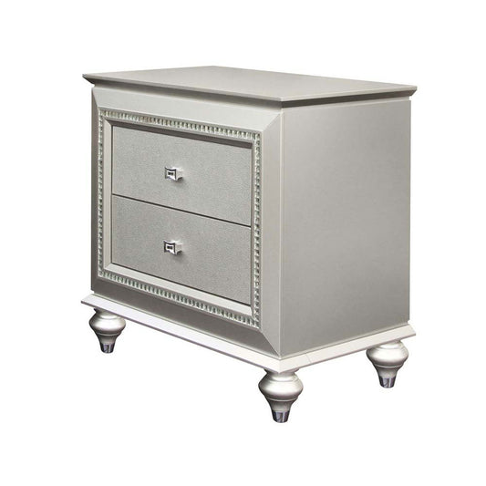 ACME Kaitlyn Nightstand in Champagne 27233