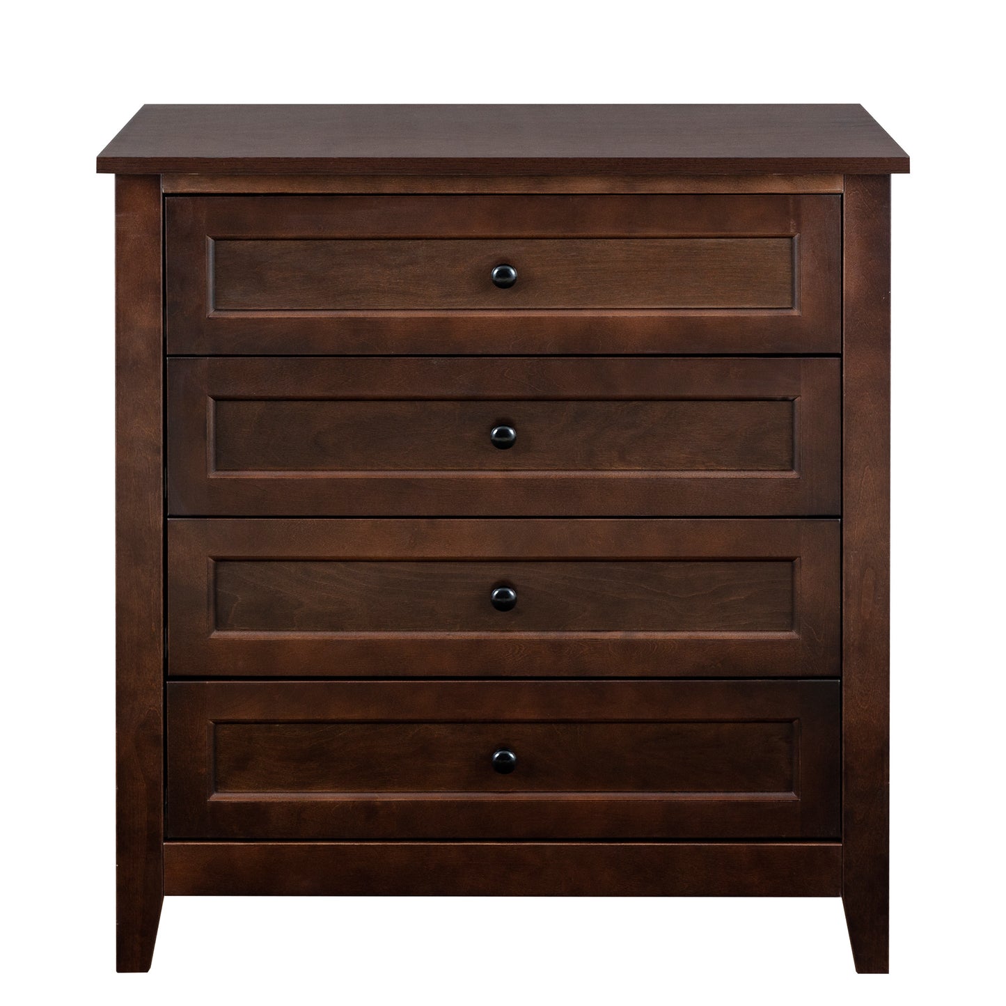 Solid Wood spray-painted drawer dresser bar,buffet tableware cabinet lockers buffet server console table lockers, retro round handle, applicable to the dining room, living room,kitchen corridor,auburn