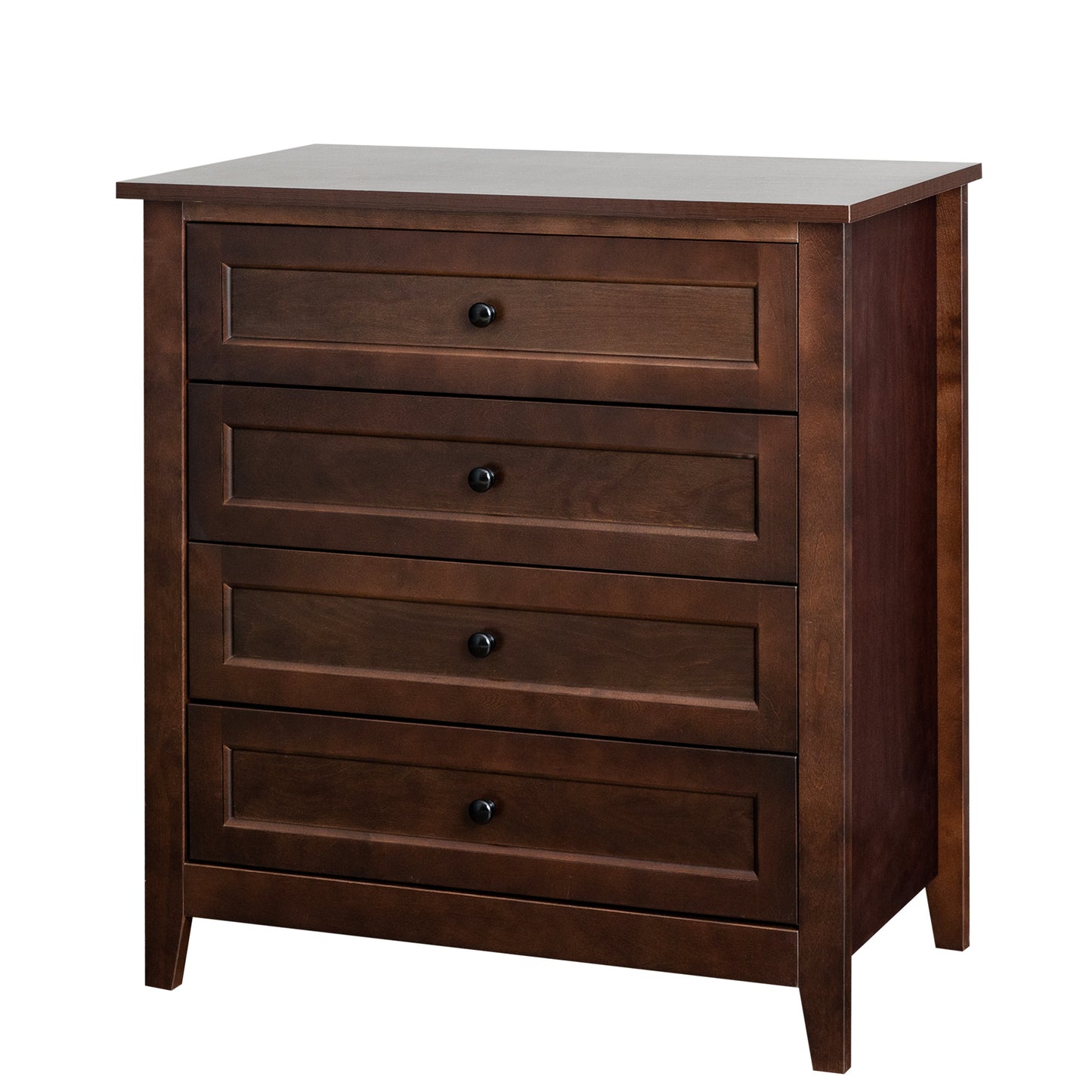 Solid Wood spray-painted drawer dresser bar,buffet tableware cabinet lockers buffet server console table lockers, retro round handle, applicable to the dining room, living room,kitchen corridor,auburn