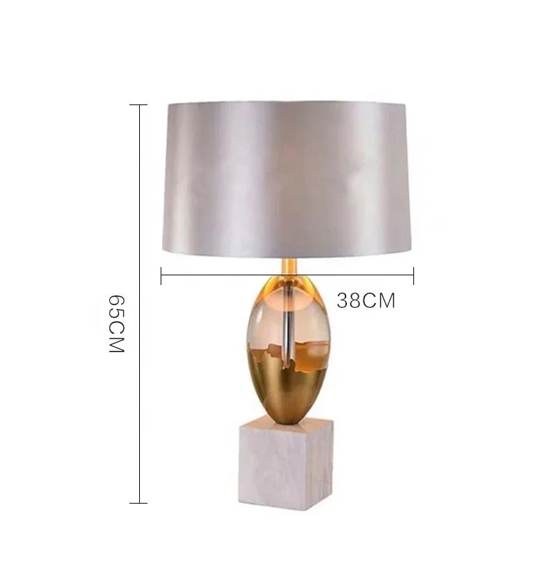 crystal egg-shaped creative lamp