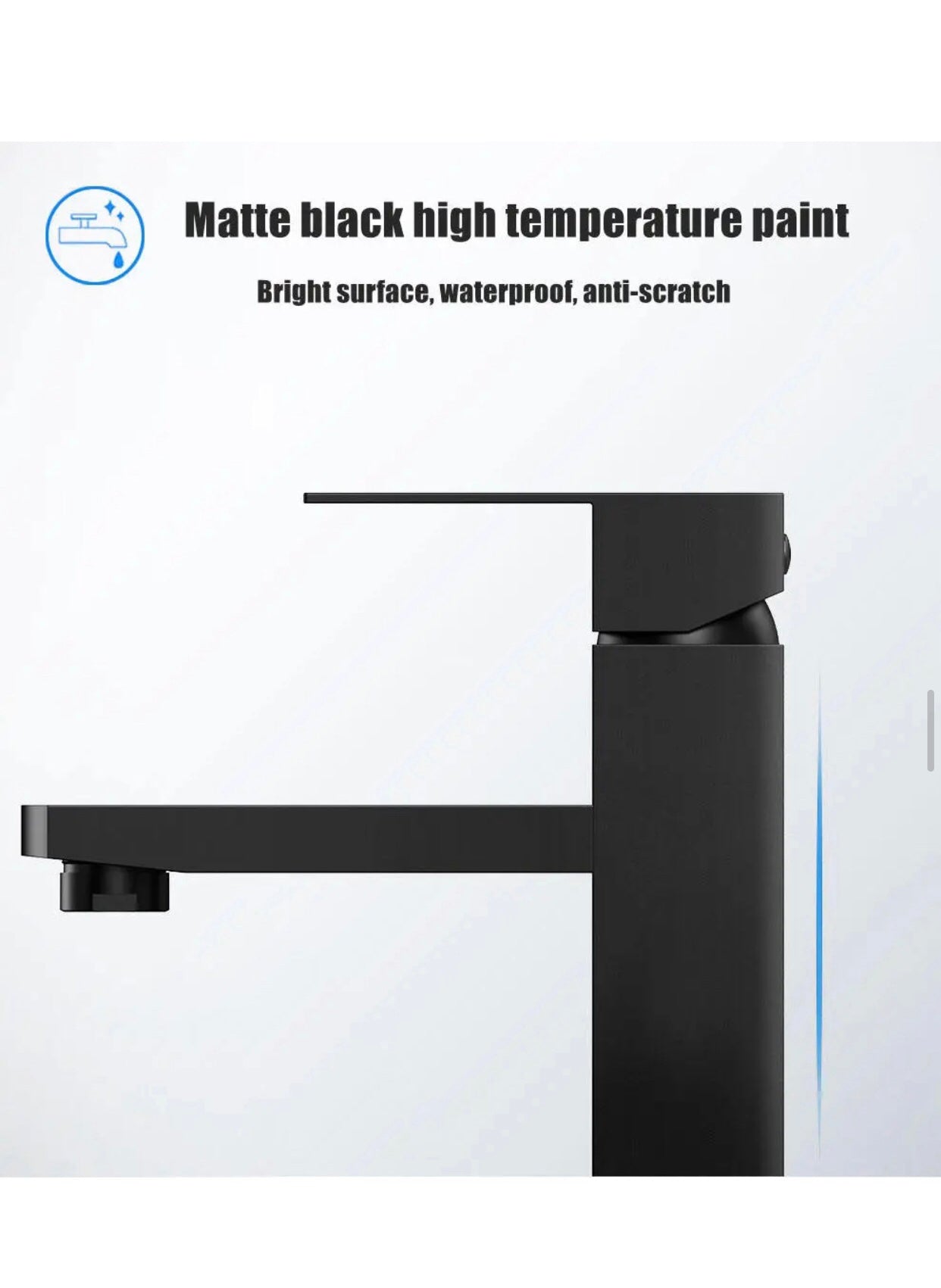 A|M Aquae Tormili Brass Taps Basin Mixer Single Handle Water Mixer Bathroom Faucet Set