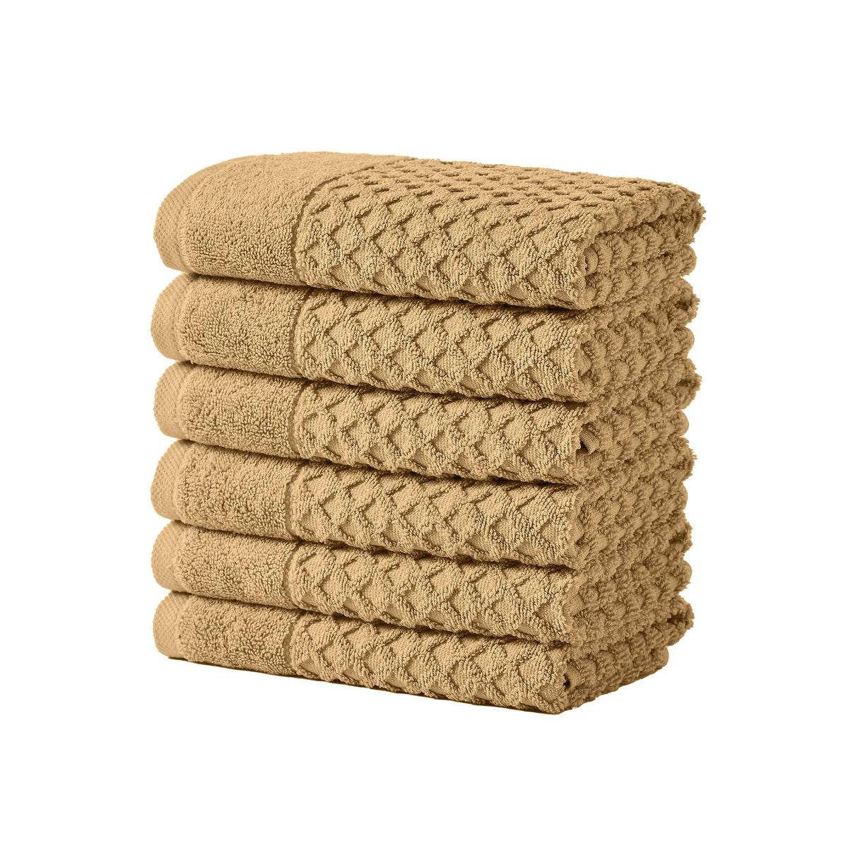 Cotton Diamond Waffle Weave Bath Towel Set - Grayson Collection