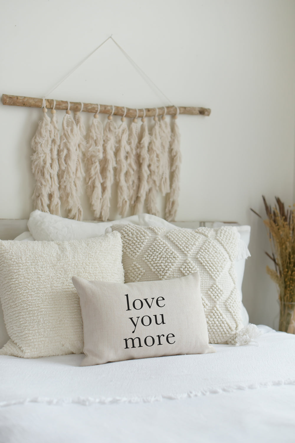 Love You More Pillow