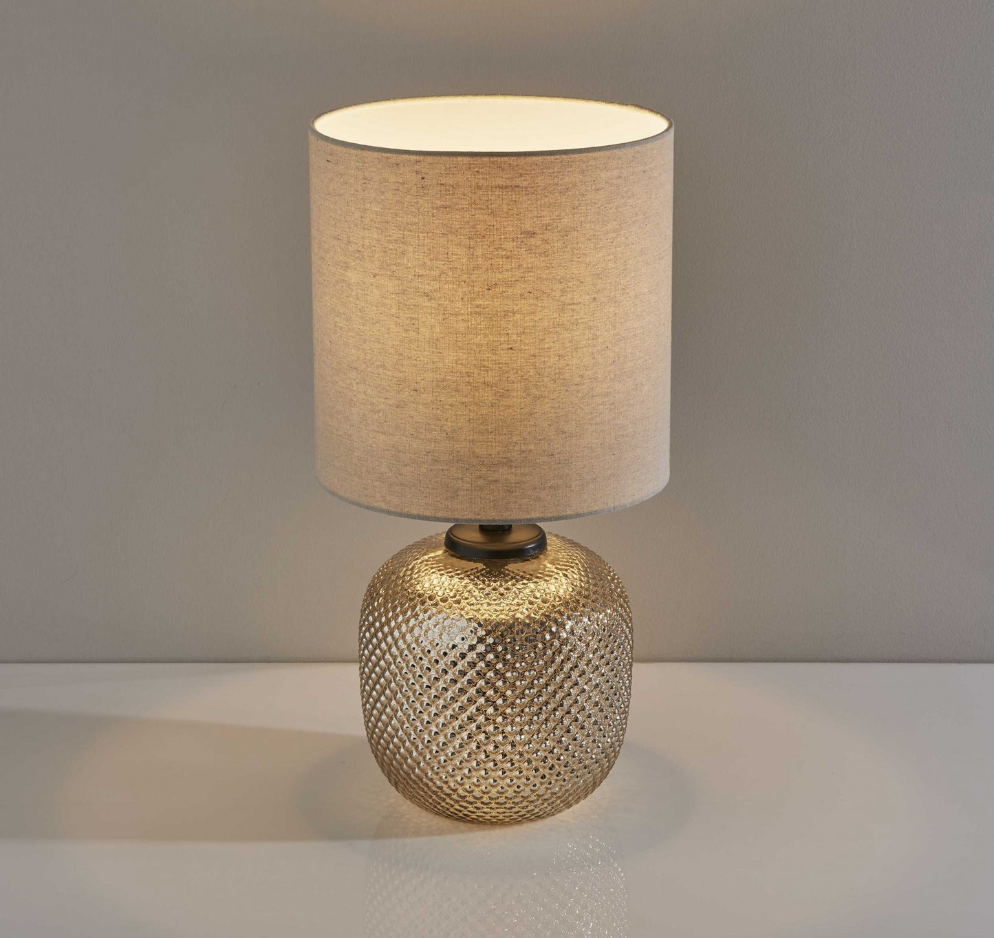 A|M Lighting Bronze Metal Dotty Table Lamp With Night Light