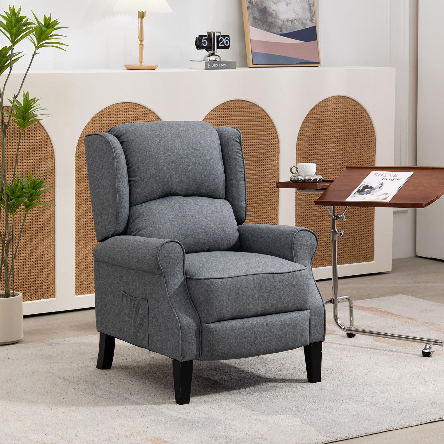 Modern and comfortable upholstered lounge chair/living room lounge chair