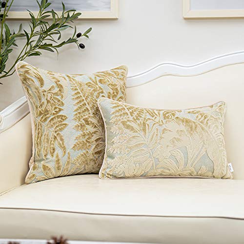 Fionn Embroidered Velvet Pillow Cover Navy Blue