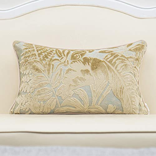 Fionn Embroidered Velvet Pillow Cover Navy Blue