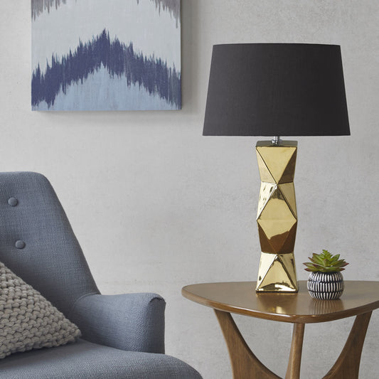 Geometric Ceramic Table Lamp