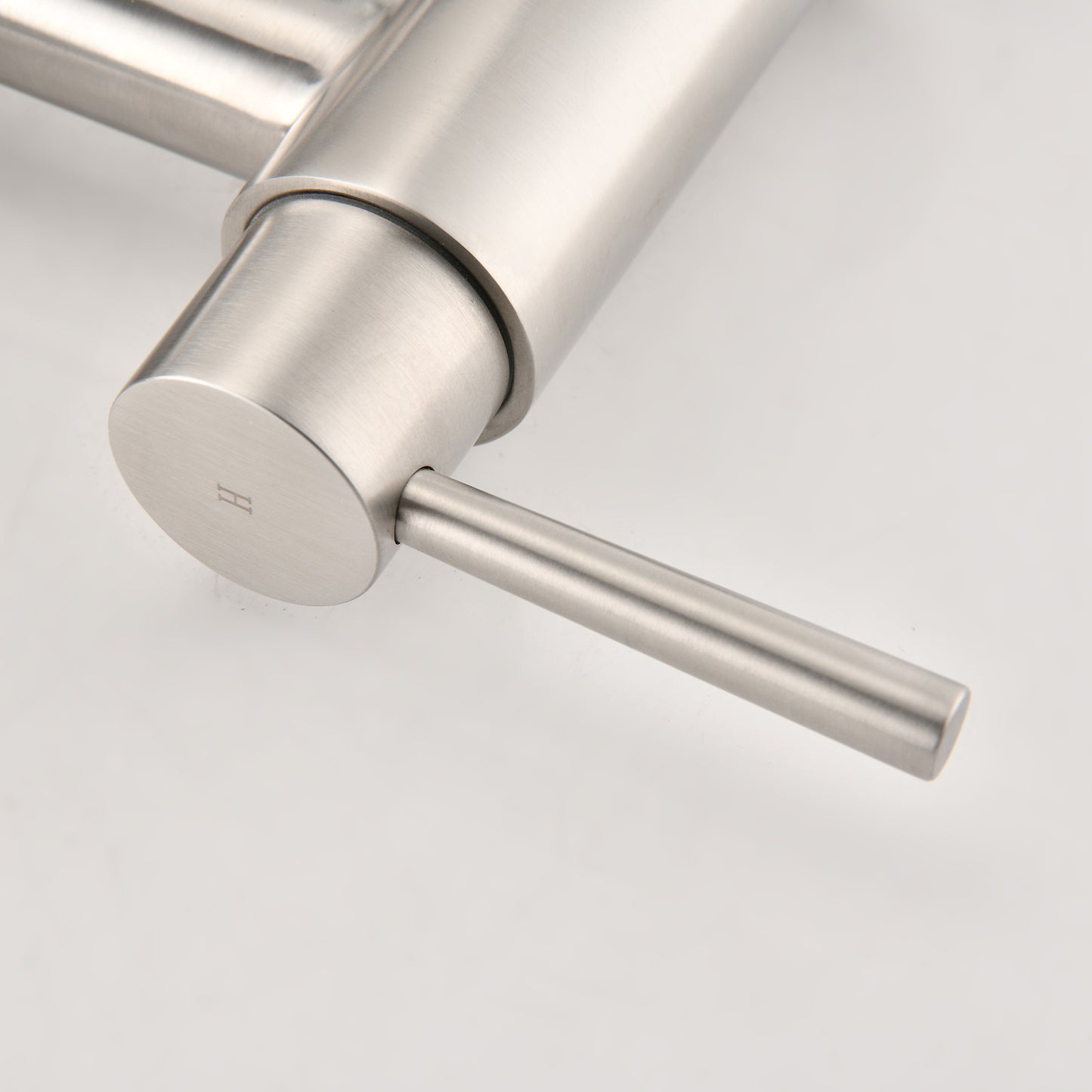 A|M Aquae Double Handle Bridge Kitchen Faucet with Side Spray