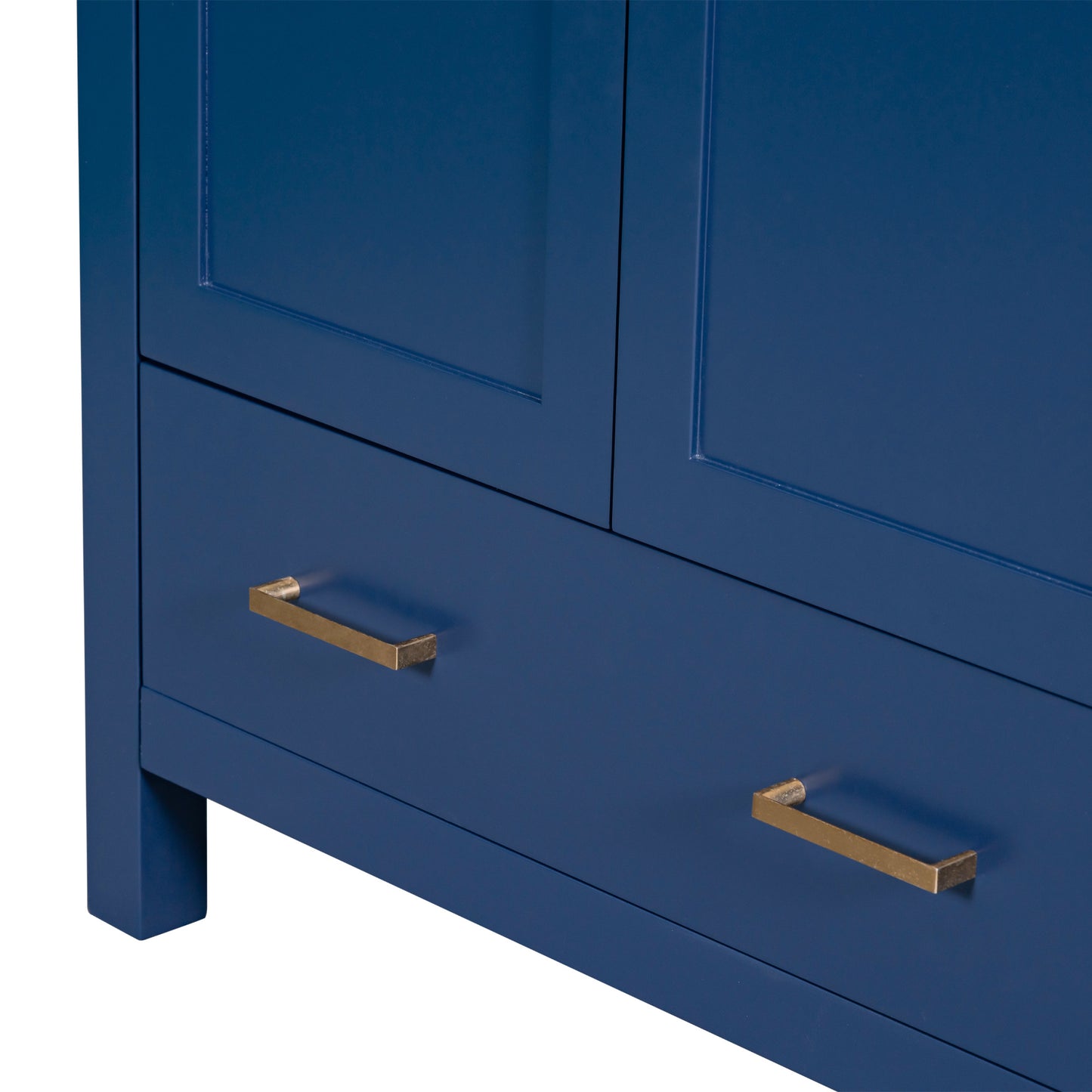 AvaMalis [Cabinet Only] 30" Blue Bathroom Vanity