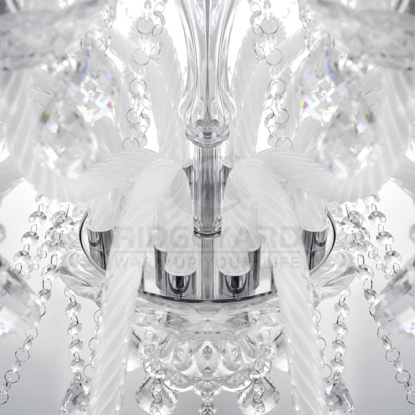 18 Lights K9 Crystal Chandelier Lighting Black Crystal Ceiling Lamp Home Decor