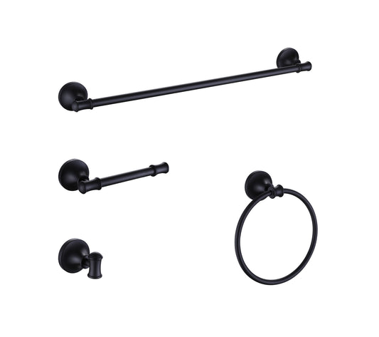 New 4 Pieces Bathroom Hardware Accessories Set Towel Bar Set,Wall Mounted,Premium Stainless Steel.