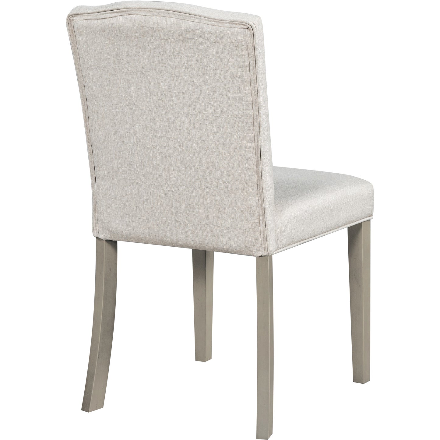 6-Piece Retro-Style Dining Set Includes Dining Table, 4 Upholstered Chairs & Bench with Foam-covered Seat Backs & Cushions for Dining Room (Light Khaki+Beige)