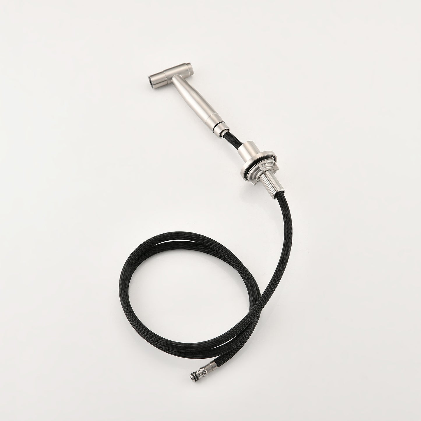 A|M Aquae Double Handle Bridge Kitchen Faucet with Side Spray