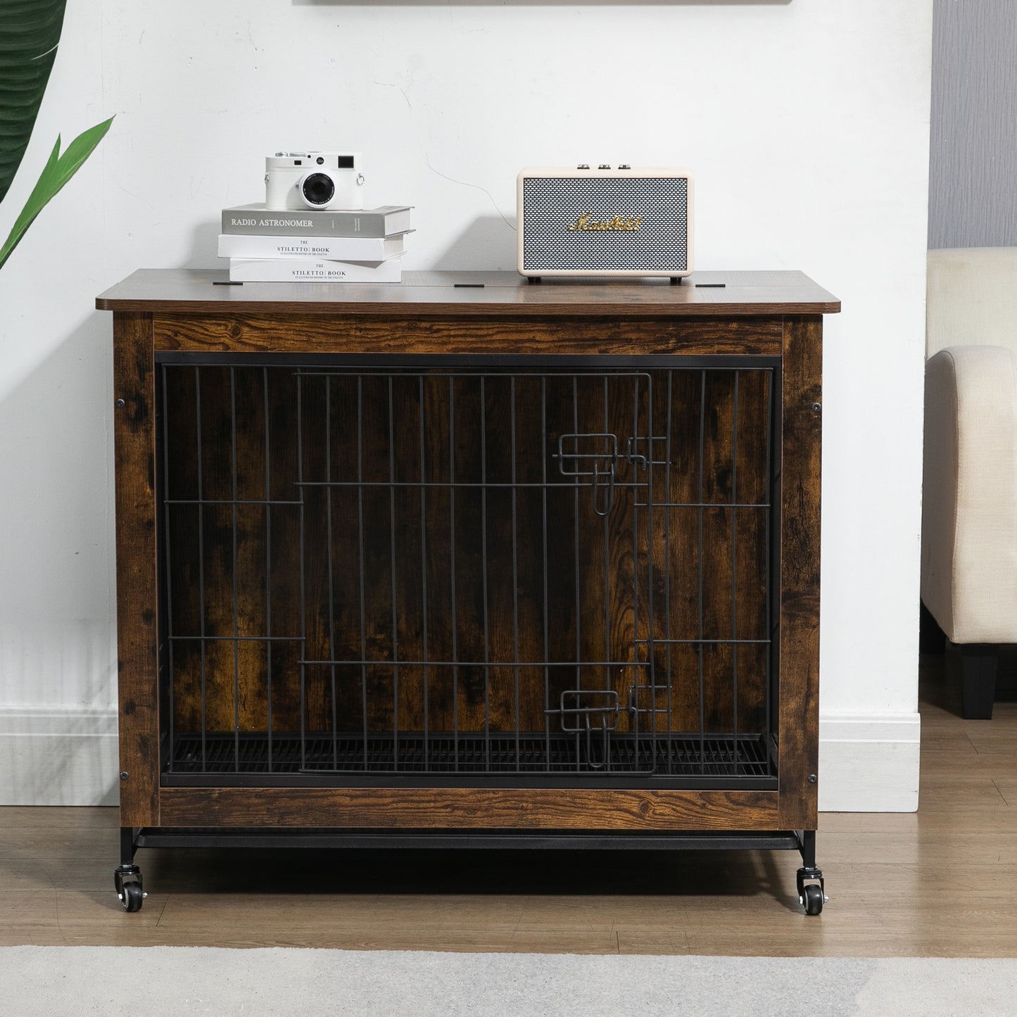 38 Inch Heavy-Duty Dog Crate Furniture